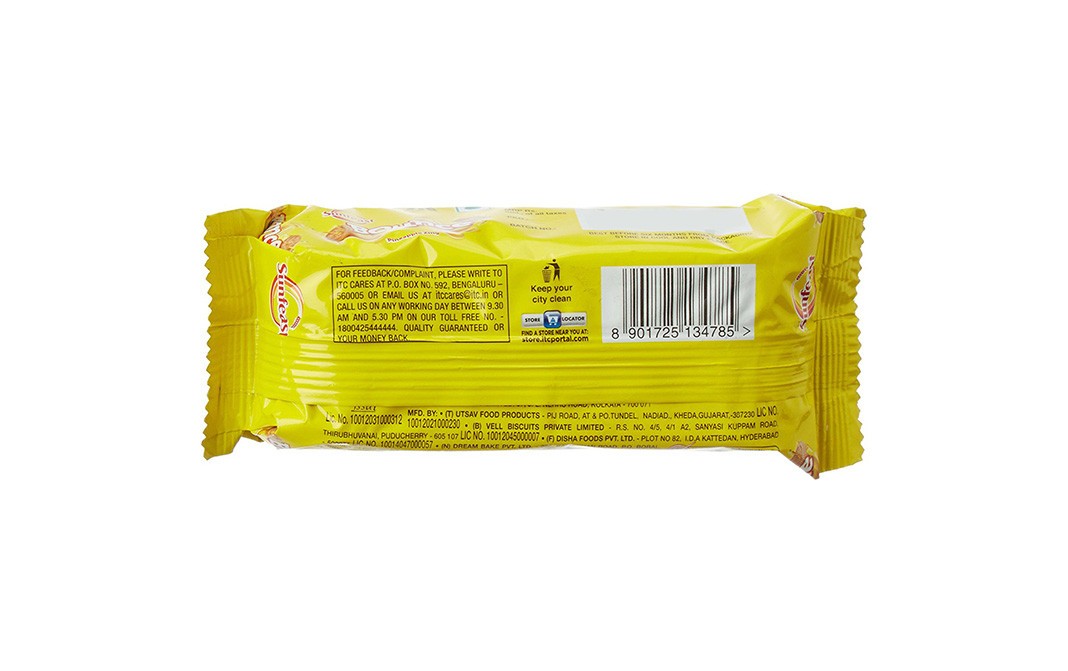 Sunfeast Bounce Pineapple Zing Biscuits   Pack  82 millilitre